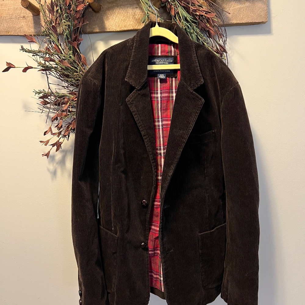 American Eagle corduroy blazer jacket